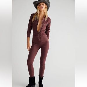 Free People Lennox Jumpsuit Black XS
